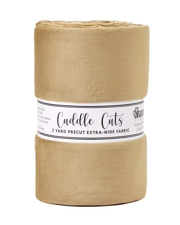 3 Yard Cuddle® Cut C390 - Cappuccino