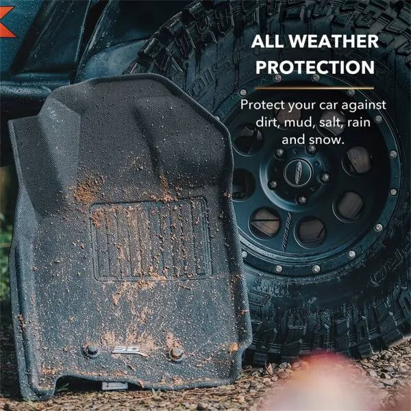 3D MAXpider Floor Mats Nissan Juke (11-18) All-Weather Kagu Series - Front or Second Row