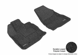 3D MAXpider L1CH01412209 - CLASSIC Floor Mat Black 2 pc. Front