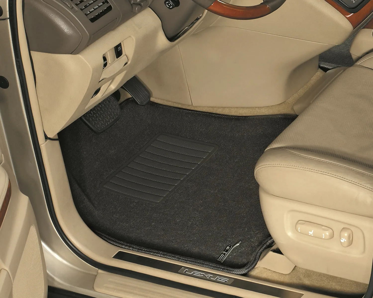 3D MAXpider L1CH01412209 - CLASSIC Floor Mat Black 2 pc. Front