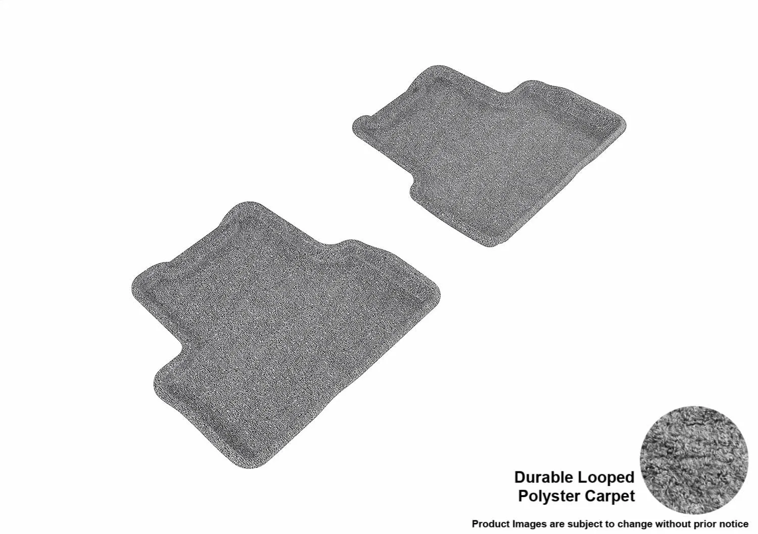3D MAXpider L1CH04422201 - CLASSIC Floor Mat Gray 2 pc. Rear [Available While Supplies Last]