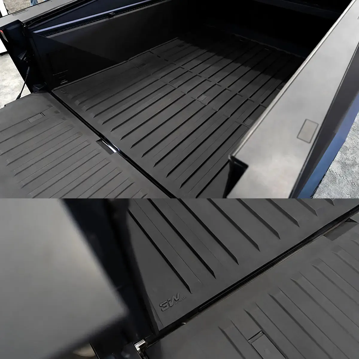 3W Tesla Cybertruck 2023 2024 Custom Floor Mats / Trunk Mats / Bed Mat TPE Material & All-Weather Protection