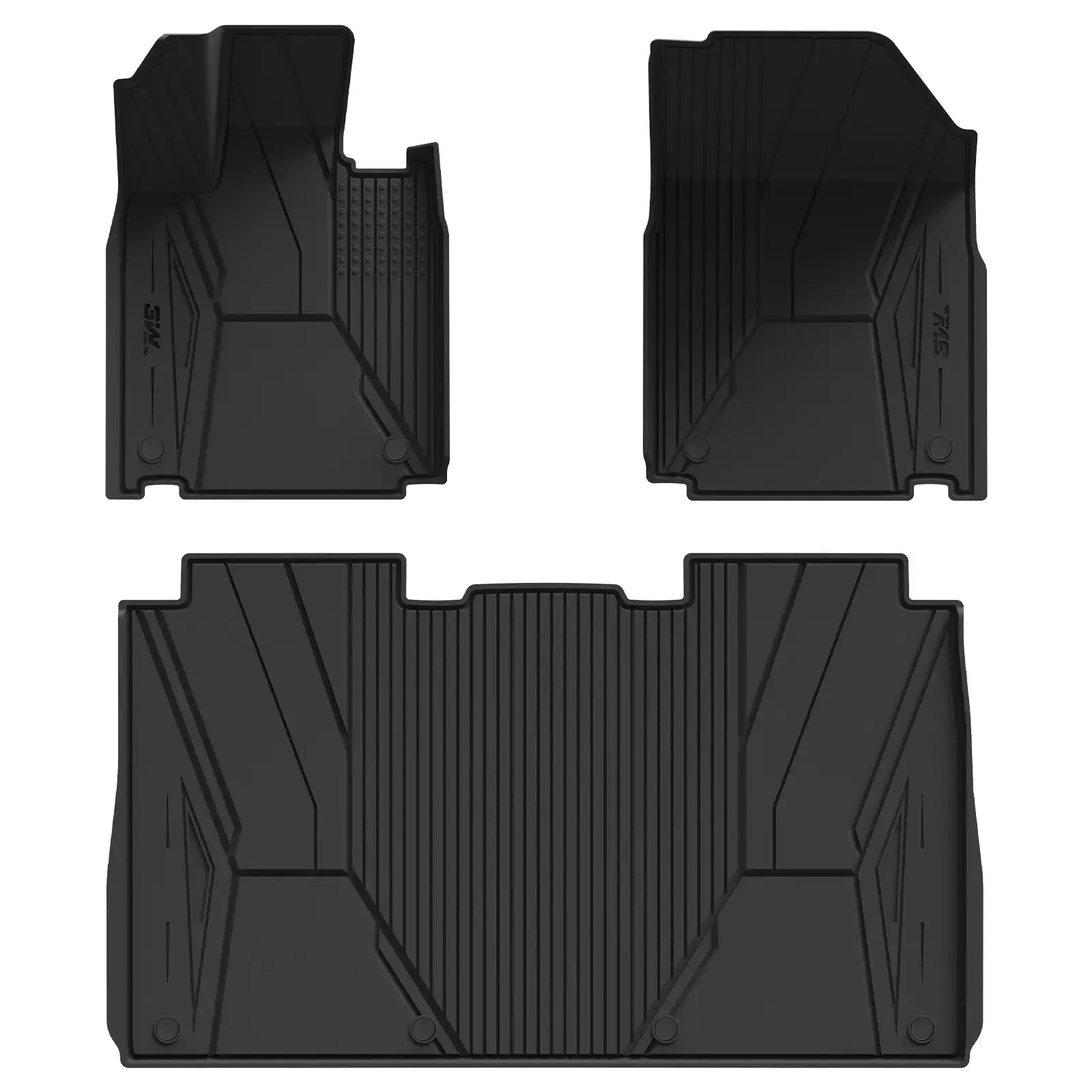 3W Tesla Cybertruck 2023 2024 Custom Floor Mats / Trunk Mats / Bed Mat TPE Material & All-Weather Protection