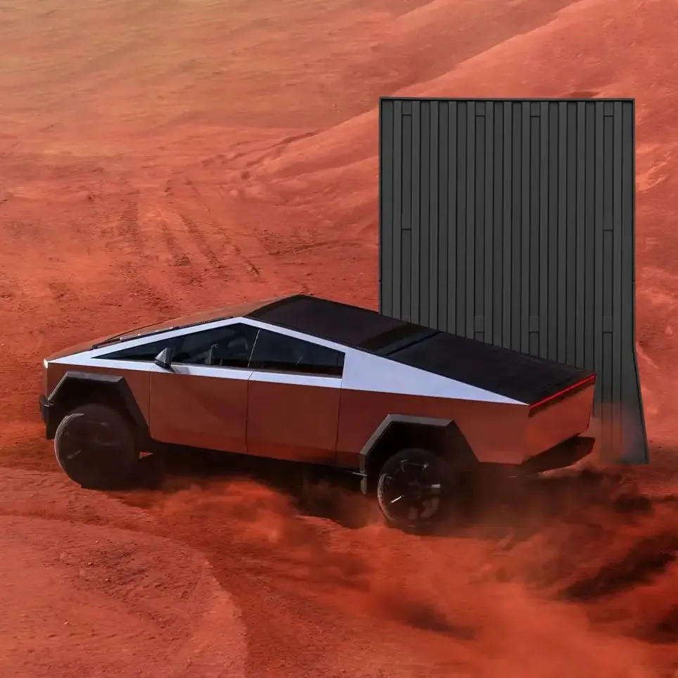 3W Tesla Cybertruck 2023 2024 Custom Floor Mats / Trunk Mats / Bed Mat TPE Material & All-Weather Protection