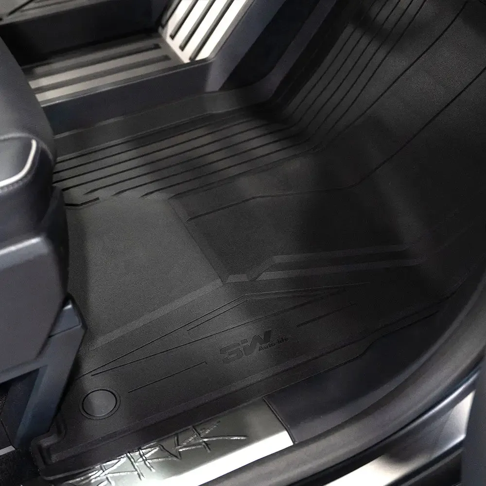 3W Tesla Cybertruck 2023 2024 Custom Floor Mats / Trunk Mats / Bed Mat TPE Material & All-Weather Protection