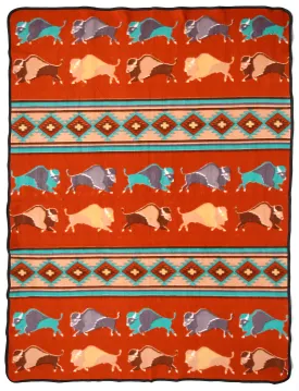 60" X 80" Fleece Lodge Blanket #25