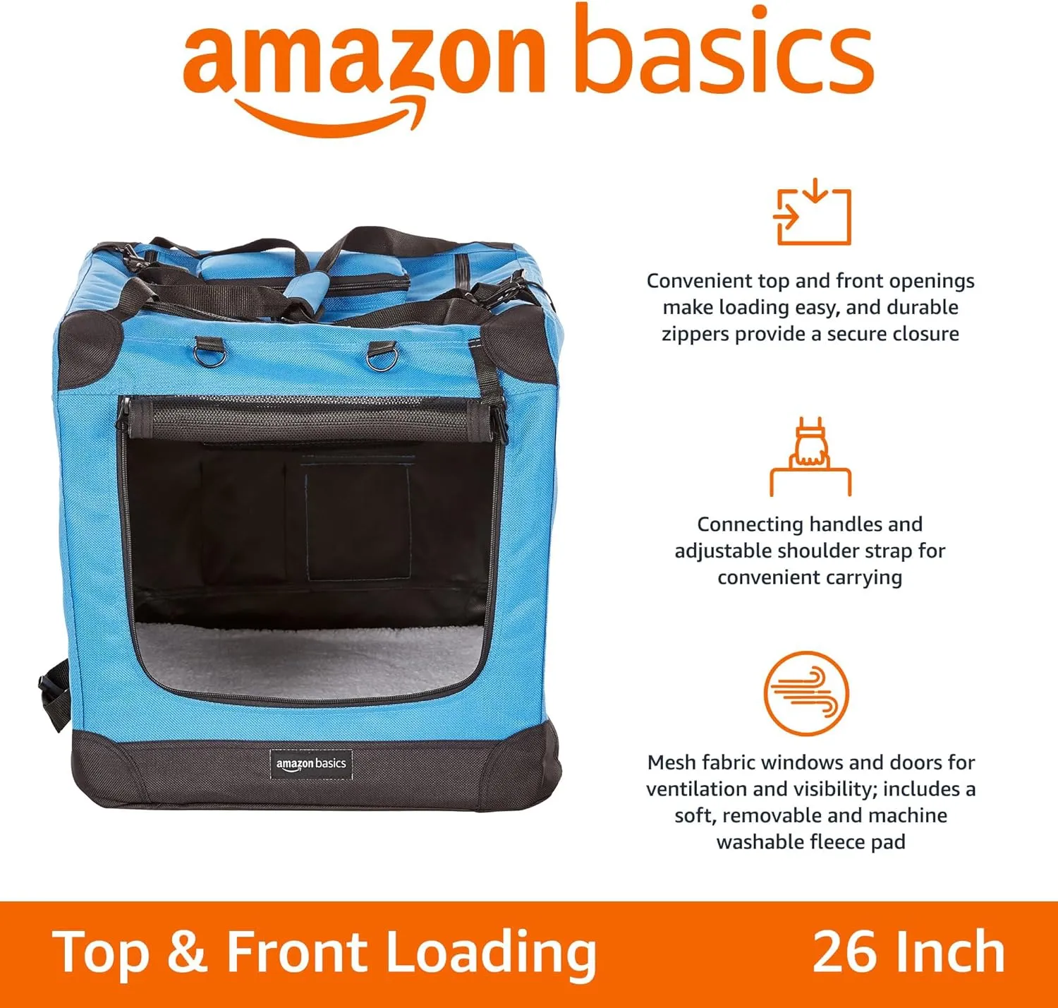 Amazon Basics ,26 x 18 x 18 ,