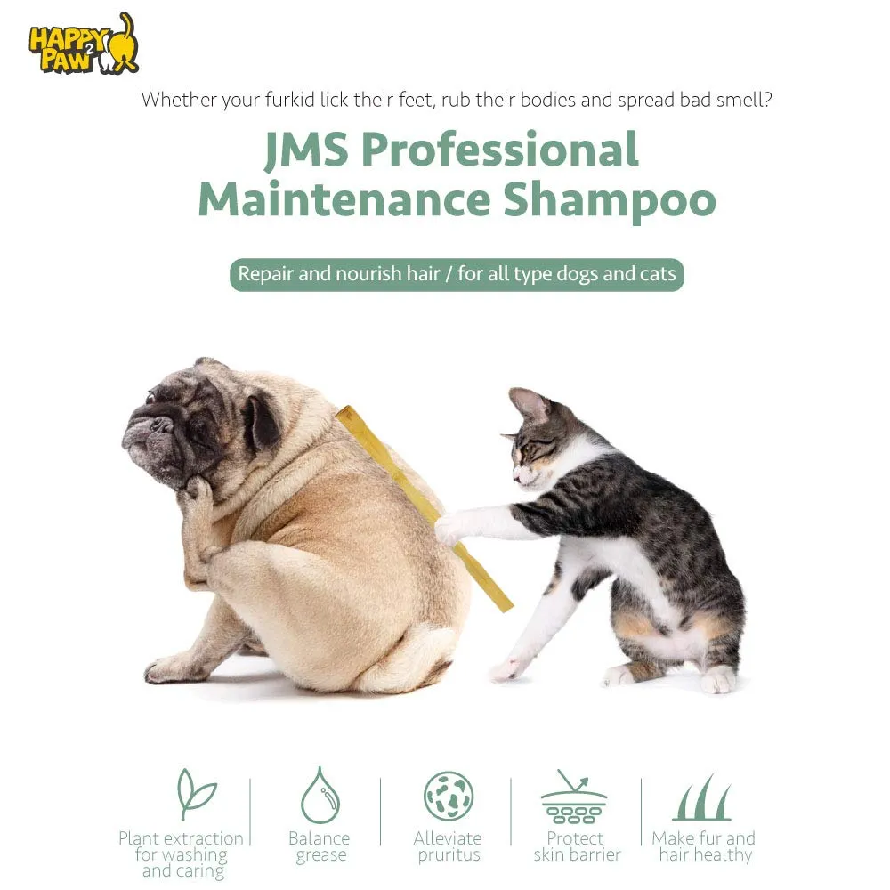 Arf Arf JMS Professional Maintenance Cat & Dog Shampoo - Moisturizing Dog Shampoo with Jojoba Oil and Lavender - Pet Shampoo for Sensitive Skin - Puppy Shampoo Especially for Problem Skin