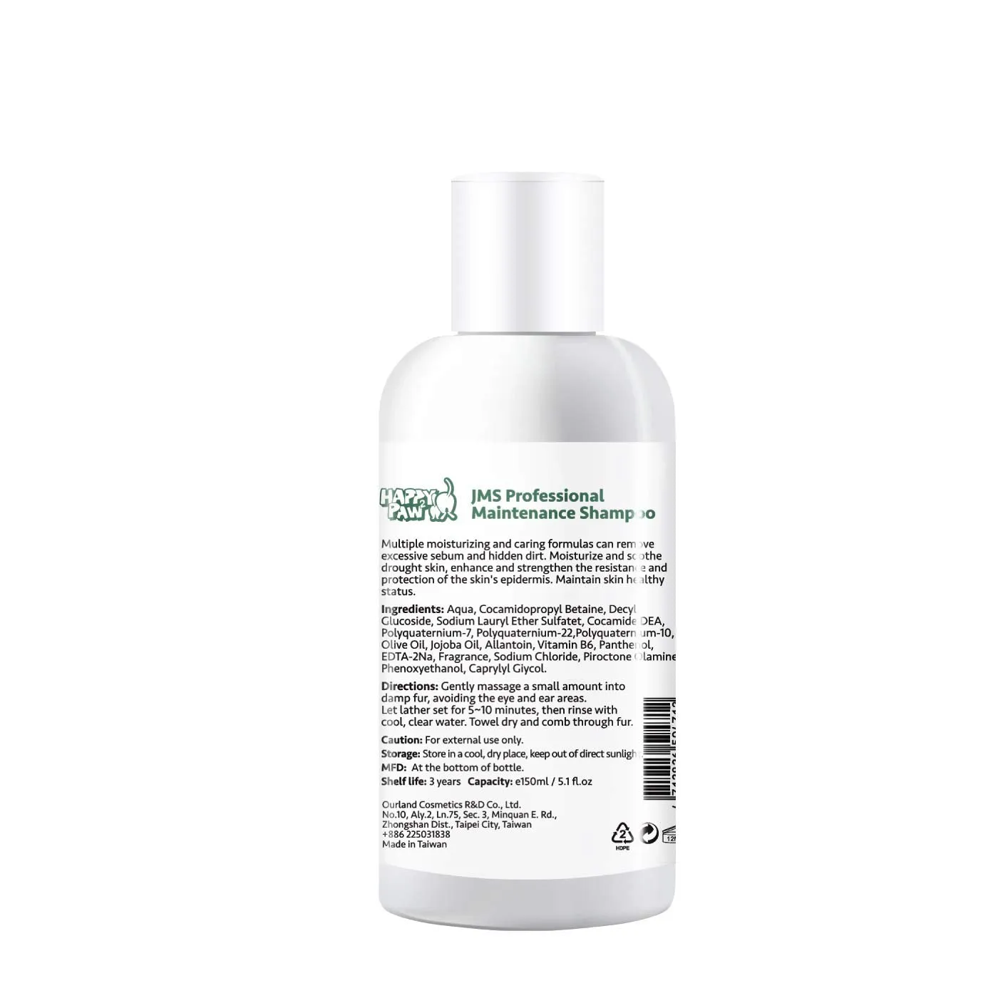 Arf Arf JMS Professional Maintenance Cat & Dog Shampoo - Moisturizing Dog Shampoo with Jojoba Oil and Lavender - Pet Shampoo for Sensitive Skin - Puppy Shampoo Especially for Problem Skin
