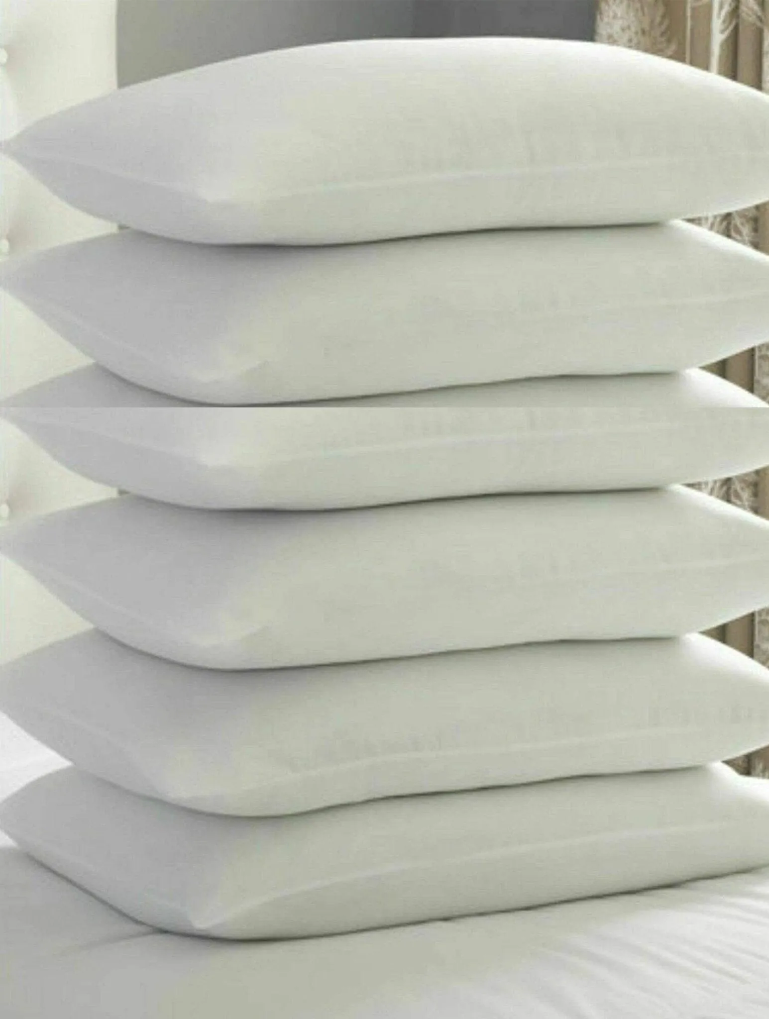 ARLINENS Hollow Fibre Pillows Hotel Quailty Plump Extra Filled Bounce Back Pillows