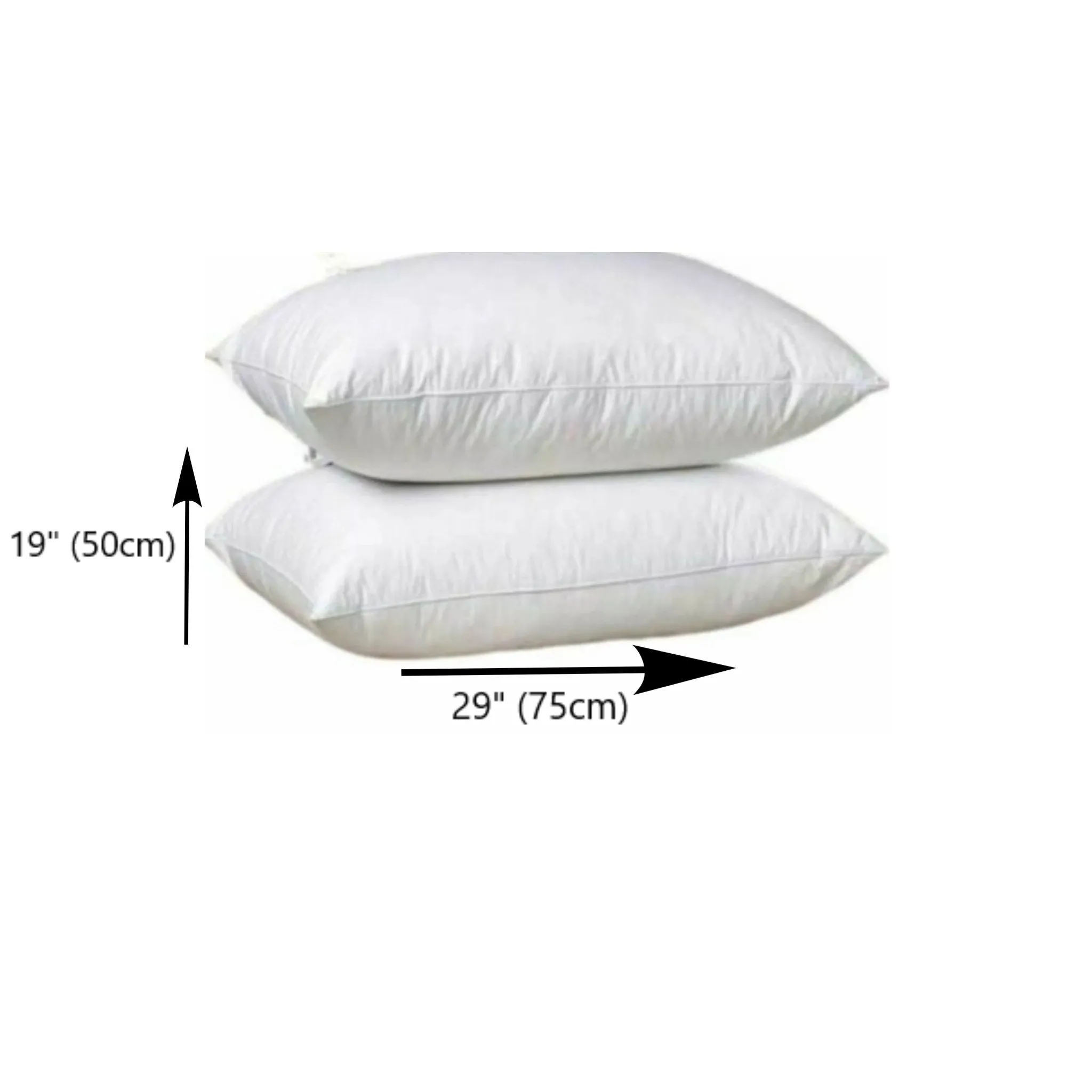 ARLINENS Hollow Fibre Pillows Hotel Quailty Plump Extra Filled Bounce Back Pillows