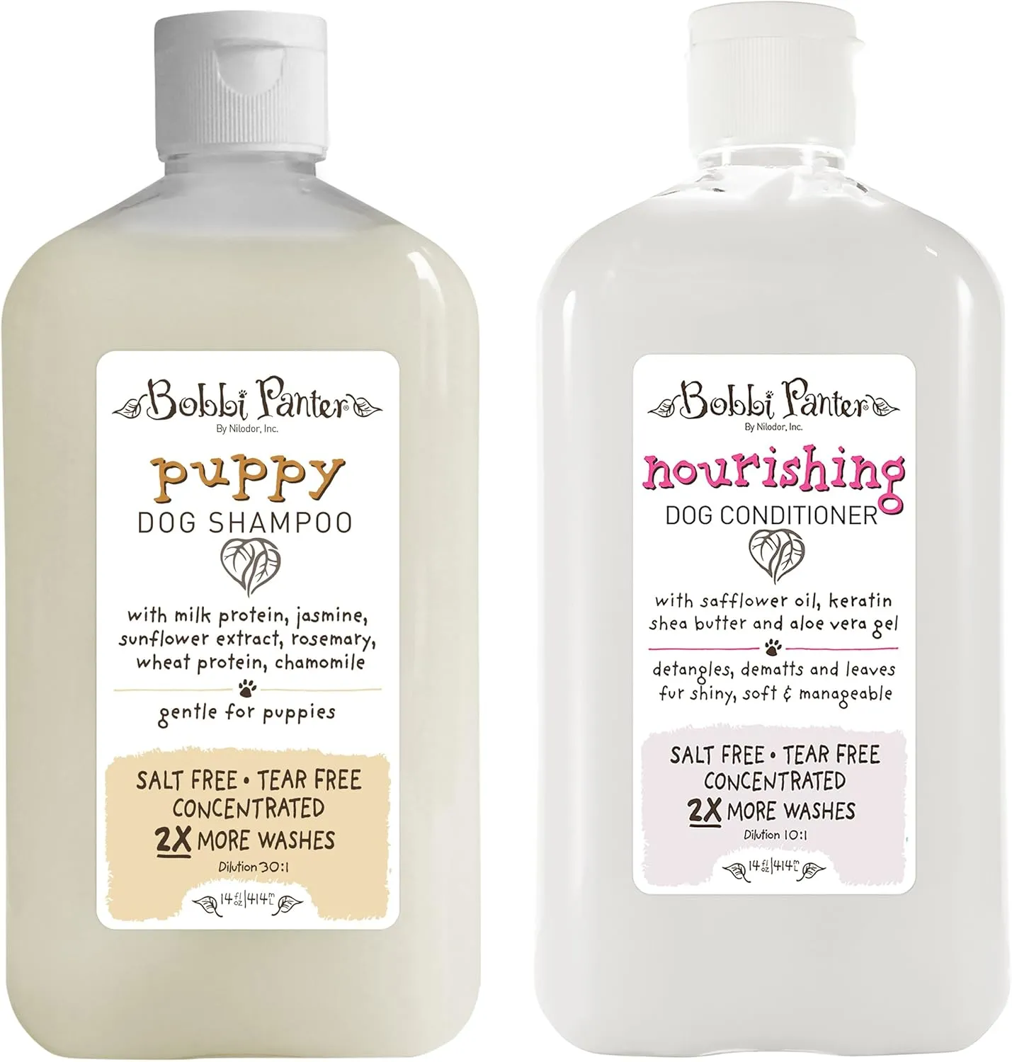 Bobbi Panter Natural Puppy Dog Shampoo and Nourishing Conditioner