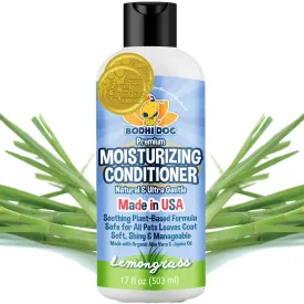 Bodhi Dog Gentle Moisturizing Conditioner | Dog Conditioner | Soothing Plant-Based Formula | Leaves Coat Shiny & Manageable | Made w/Soothing Aloe Vera & Jojoba Oil | Made in USA (Lemongrass)