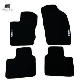 Carpet Car Floor Mats Velour for Alfa Romeo 156 1997-2007  logo