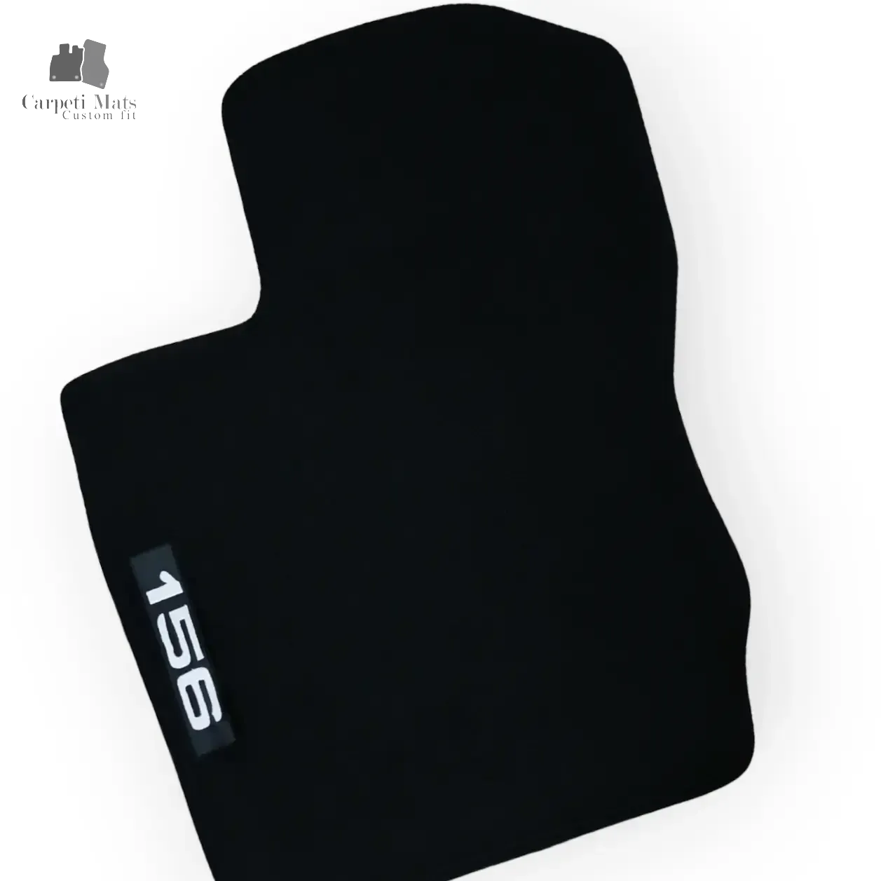Carpet Car Floor Mats Velour for Alfa Romeo 156 1997-2007  logo