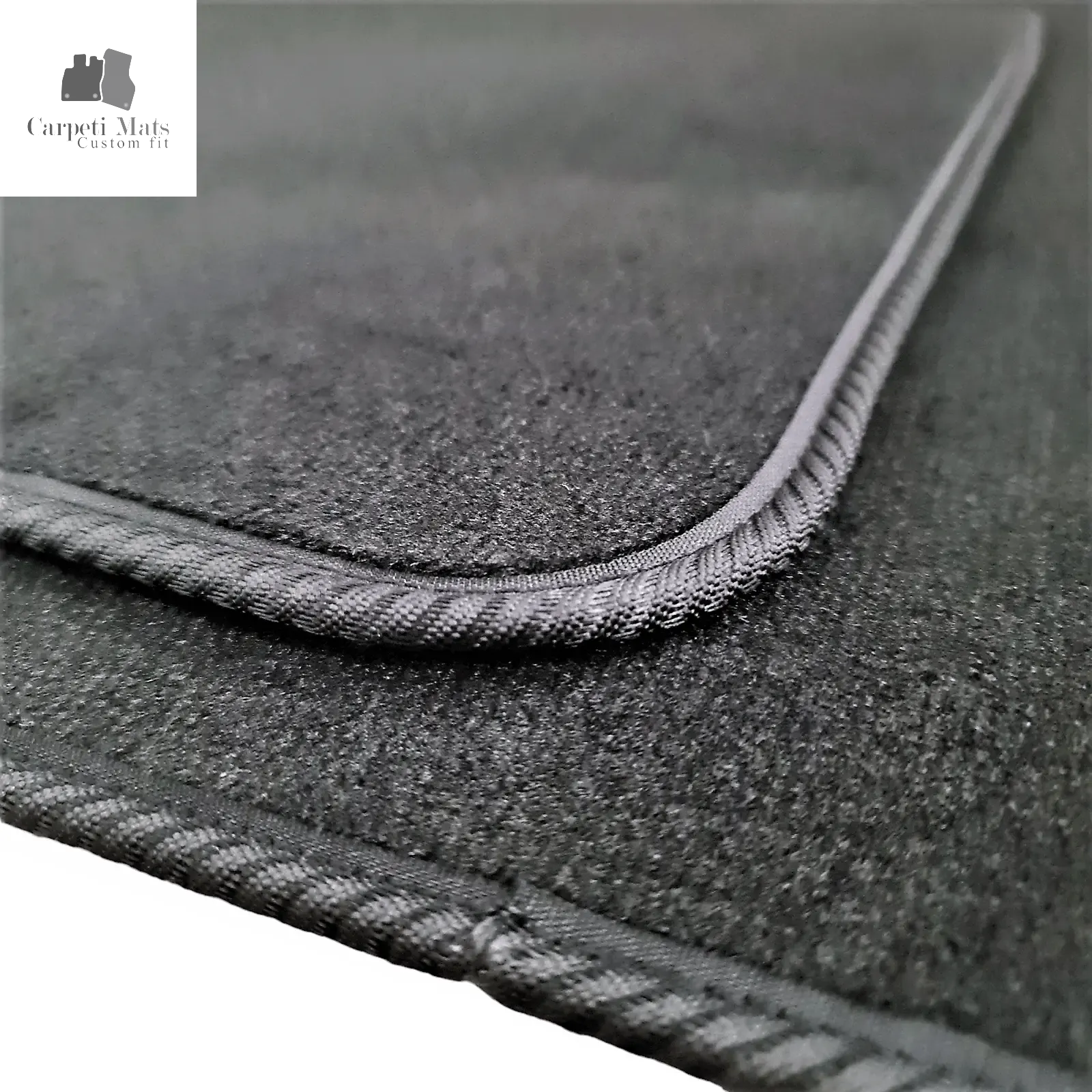 Carpet Car Floor Mats Velour for Audi A6 (C5) 01.1997-01.2005 logo