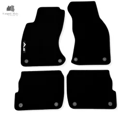 Carpet Car Floor Mats Velour for Audi A6 (C5) 01.1997-01.2005 logo