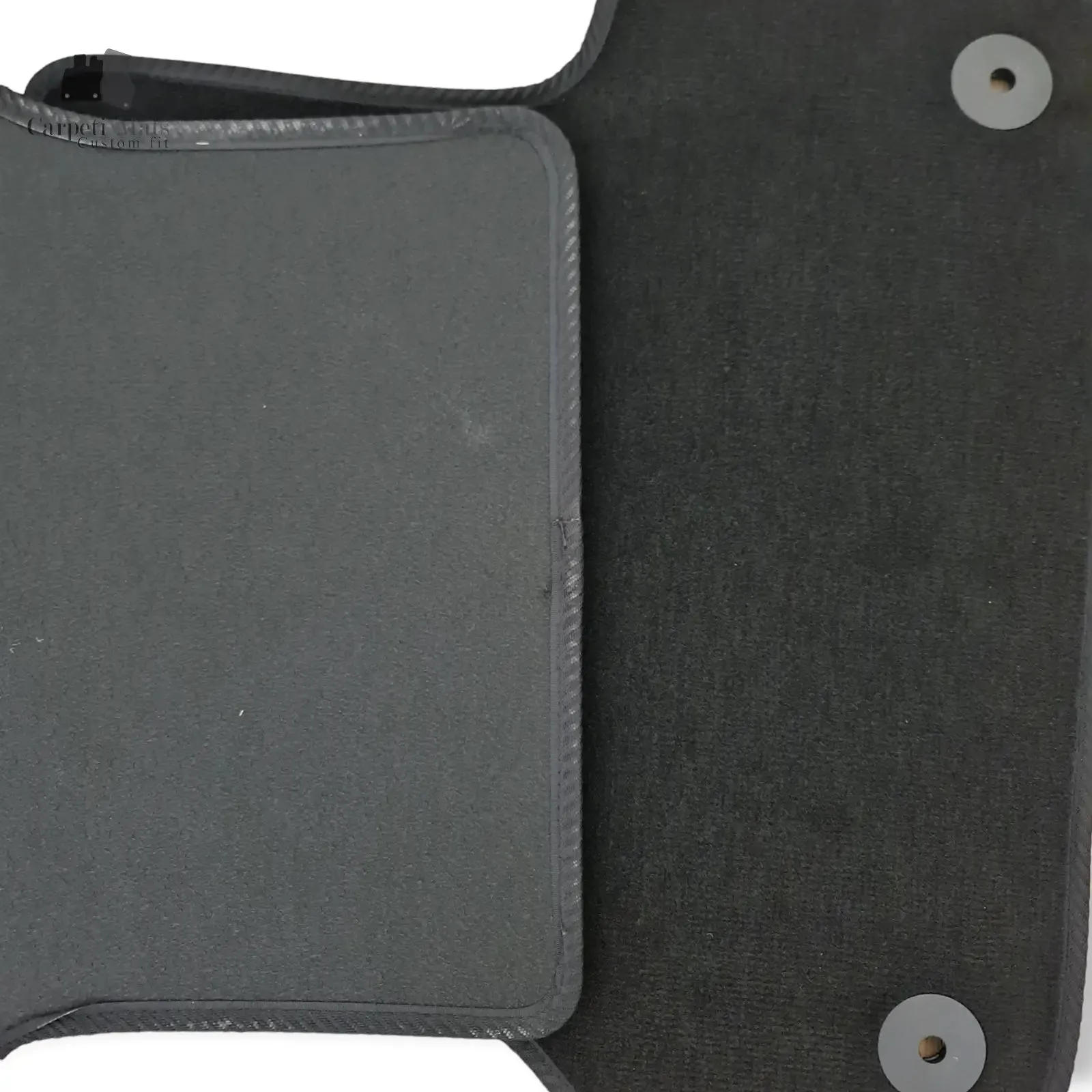 Carpet Car Floor Mats Velour for Audi A6 (C6) 05.2004-08.2011 -distance between fixings on one rear mat 34 cm- logo