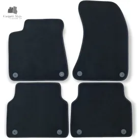 Carpet Car Floor Mats Velour for Audi A8 11.2009-06.2017 4H short wheelbase