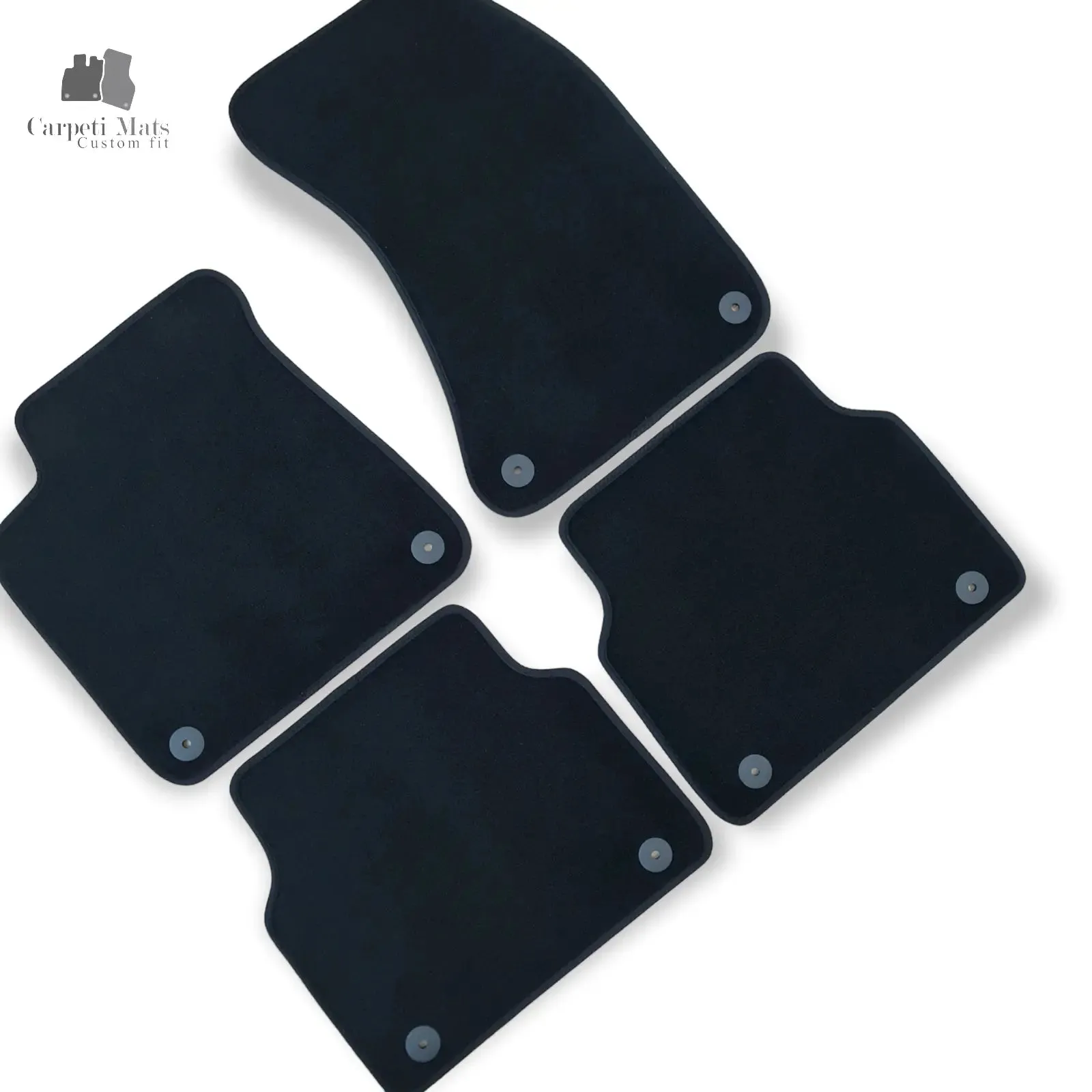 Carpet Car Floor Mats Velour for Audi A8 11.2009-06.2017 4H short wheelbase