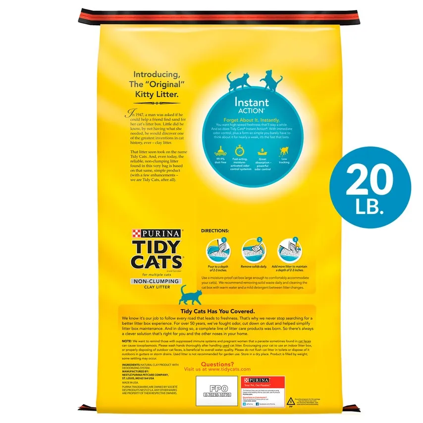 Cat Litter Tidy Cats Non Clumping Instant Action