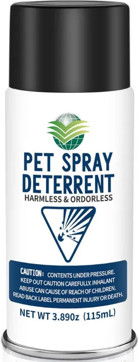 Cat Spray Deterrent System, Pet Deterrent Device Refill, CATSSS Refill [ 3.89Oz & 1 Pack ] Safe for Cats & Dogs Motion Activated Pet Deterrent Spray System-Only Applicable to The First Generation