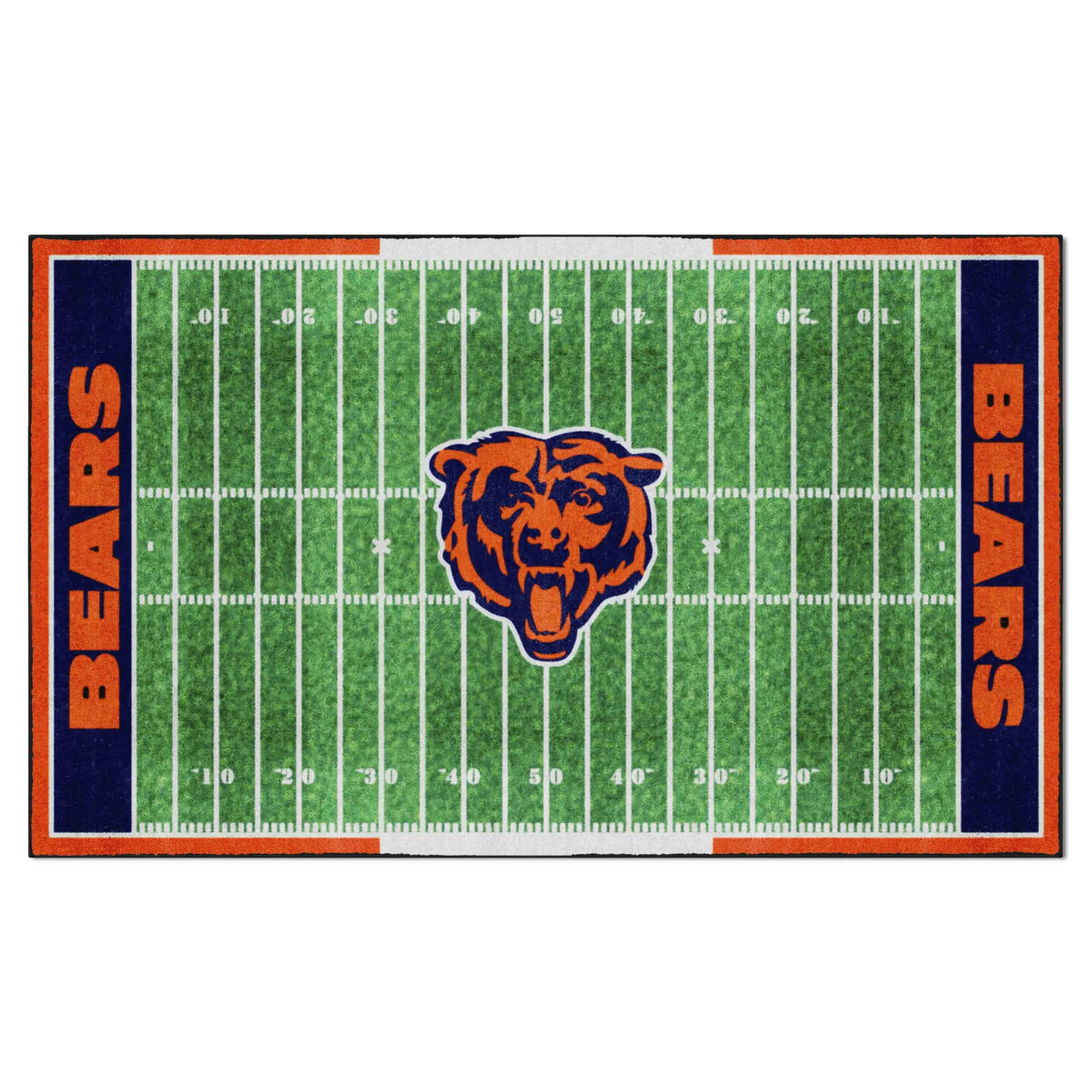 Chicago Bears 6 ft. x 10 ft. Plush Area Rug