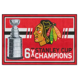 Chicago Blackhawks Dynasty 5ft. x 8ft. Plush Area Rug