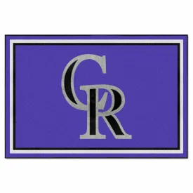 Colorado Rockies 5ft. x 8 ft. Plush Area Rug