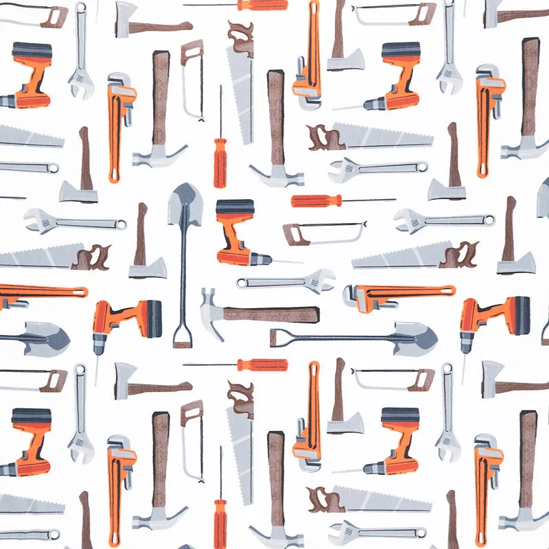 Cuddle® Digital Prints - Toolbox Snow 60" Minky Yardage