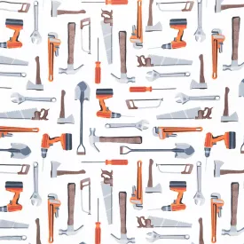 Cuddle® Digital Prints - Toolbox Snow 60" Minky Yardage