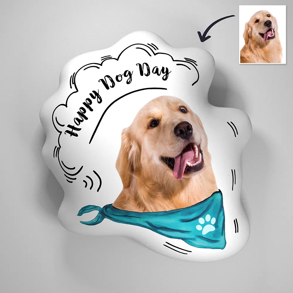 Custom Pet Face Pillow, Head Shaped Pillow From Photos