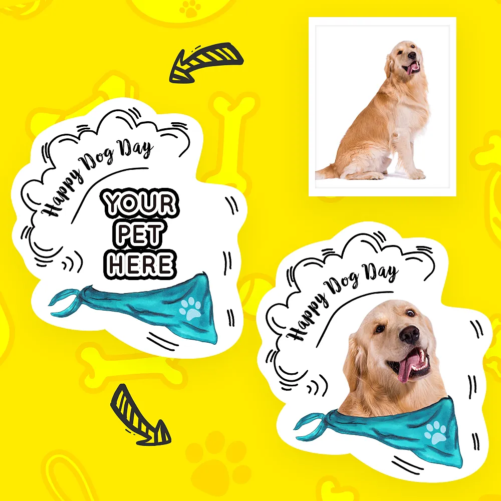 Custom Pet Face Pillow, Head Shaped Pillow From Photos