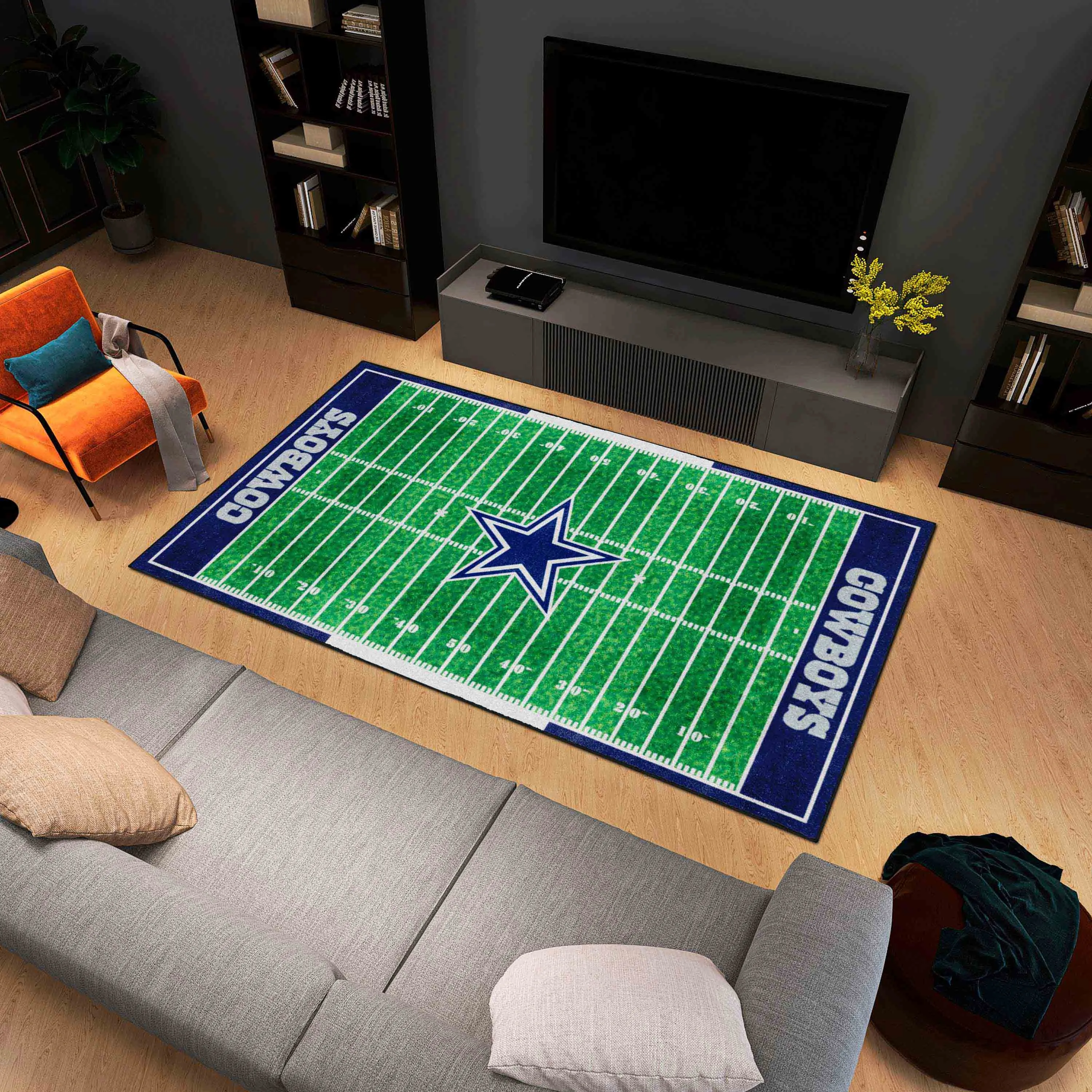 Dallas Cowboys 6 ft. x 10 ft. Plush Area Rug