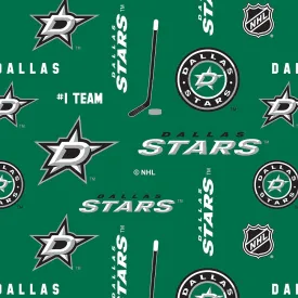 Dallas Stars - NHL Fleece Print - Logo