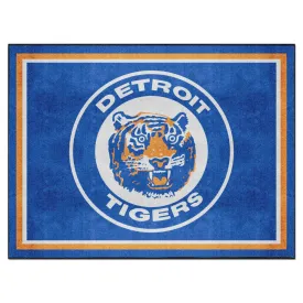 Detroit Tigers 8ft. x 10 ft. Plush Area Rug - Retro Collection