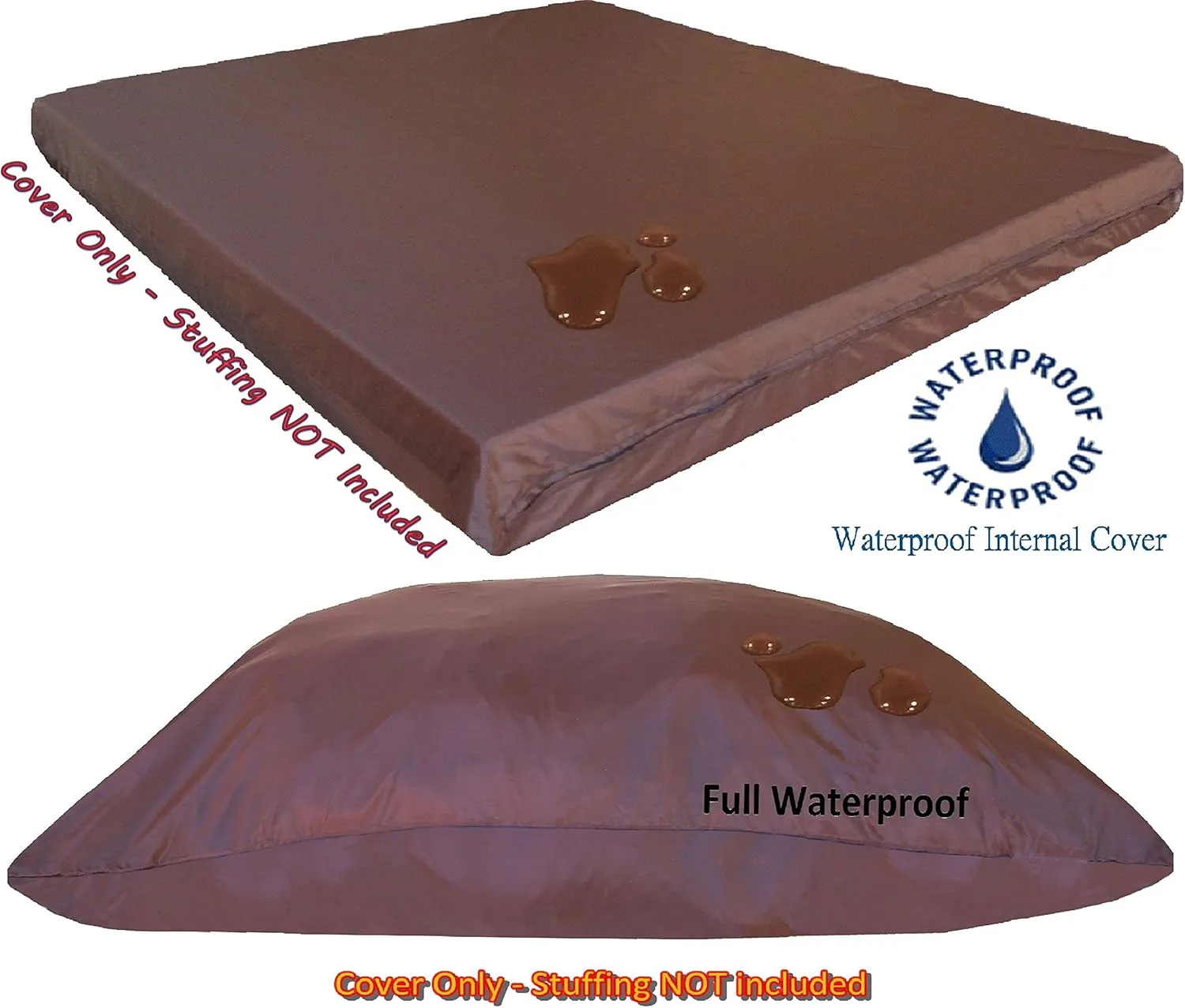 Do It Yourself DIY Pet Bed Pillow Duvet Oxford Cover   Waterproof Internal case for Dog/Cat at Medium 36"X29" After Dark Color - Covers only