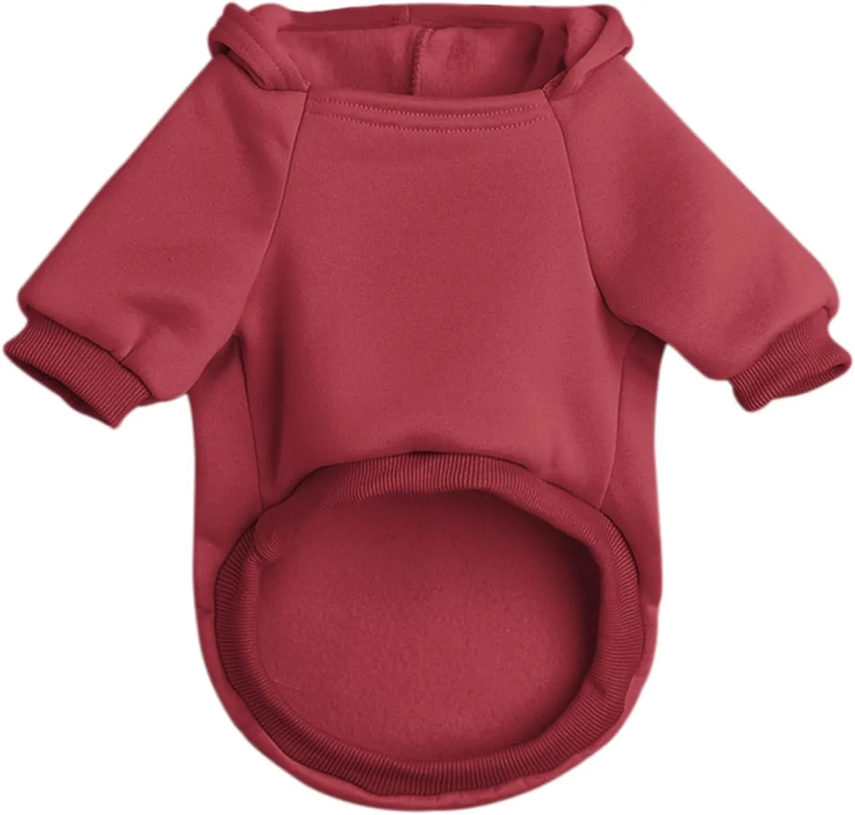 Dog Hoodie Pet Clothes for Small Dogs Thing 1 Printed Hoodies Medium Puppy Hooded Sweatshirt Pullover Outfit(Wine Red,M)