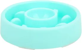 Dog Slow Feeder Bowl, Anti-Choking Pet Slower Food Feeding Dishes Interactive Bloat Stop Dog Bowls Preventing Choking Design Dogs Cats Bowl(Emerald Green)