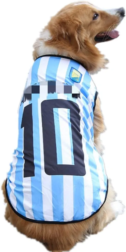 Dog Sweatshirt Pet T-Shirt, Dog Summer Apparel Puppy Pet Clothes for Dogs Cute Soft Vest Football Team