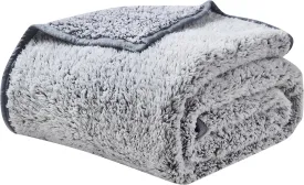 EMME Fleece Throw Blankets Soft Sherpa Plush Blankets for Couch Cozy Bed Blanket(Grey, 50"x60")