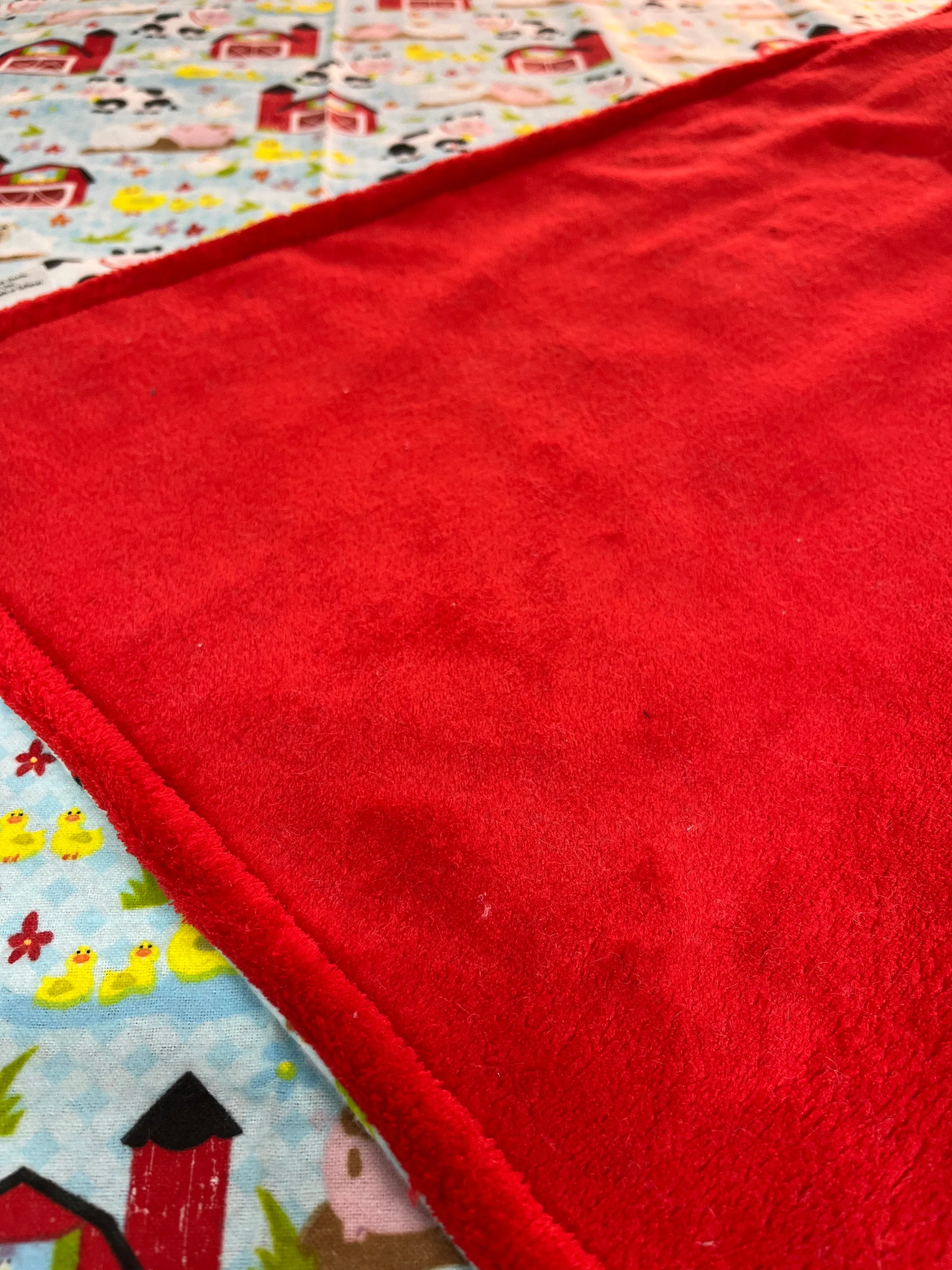 Farm Barnyard Child Blanket
