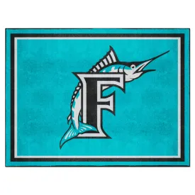 Florida Marlins 8ft. x 10 ft. Plush Area Rug - Retro Collection