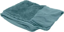Furhaven Replacement Dog Bed Cover Plush & Suede Sofa-Style, Machine Washable - Deep Pool, Jumbo Plus (XX-Large)