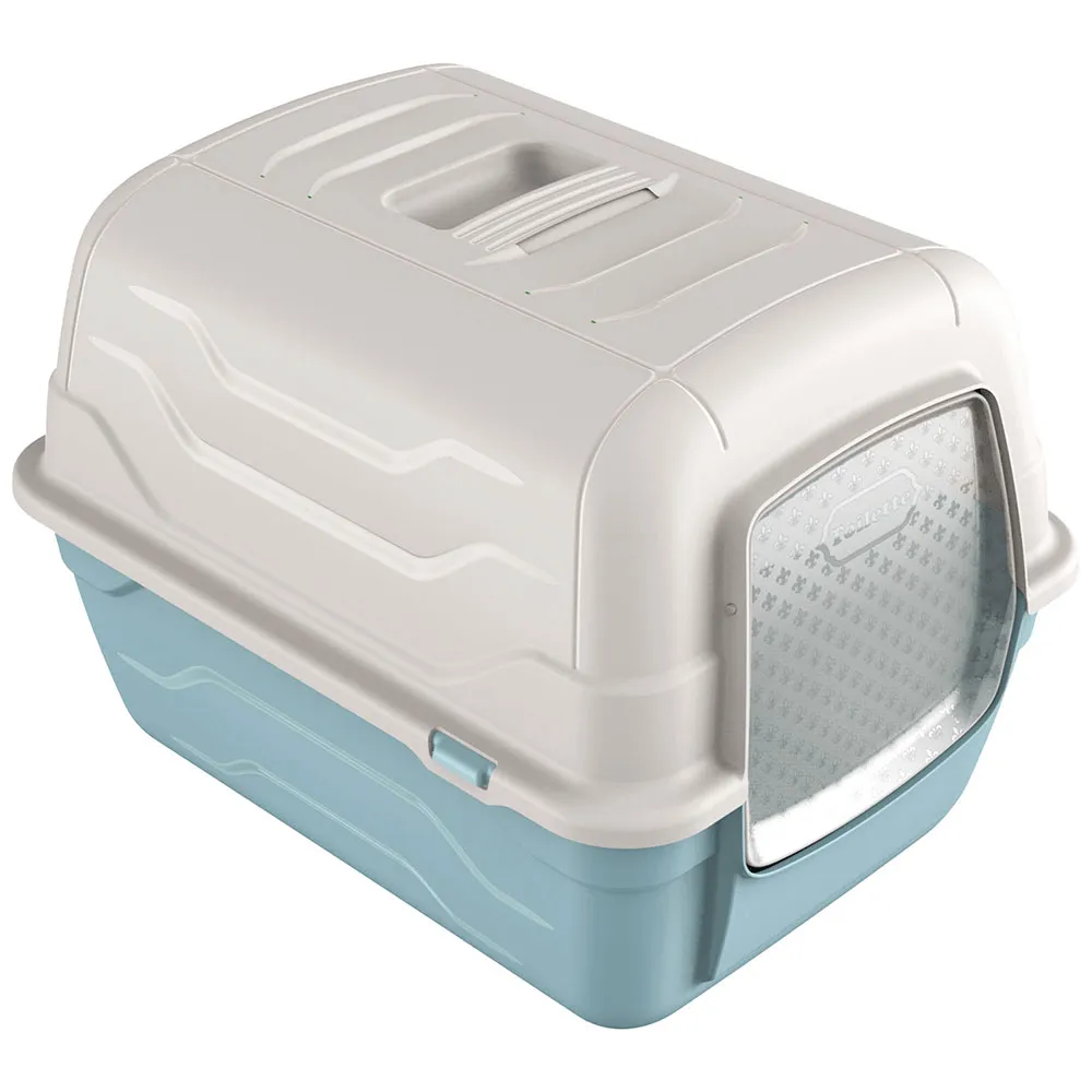 Georplast Roto-Toilet Cat Litter Box Blue