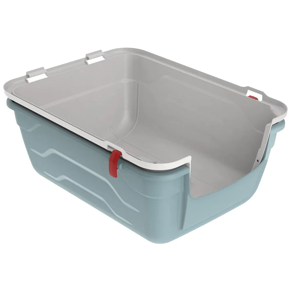 Georplast Roto-Toilet Cat Litter Box Blue