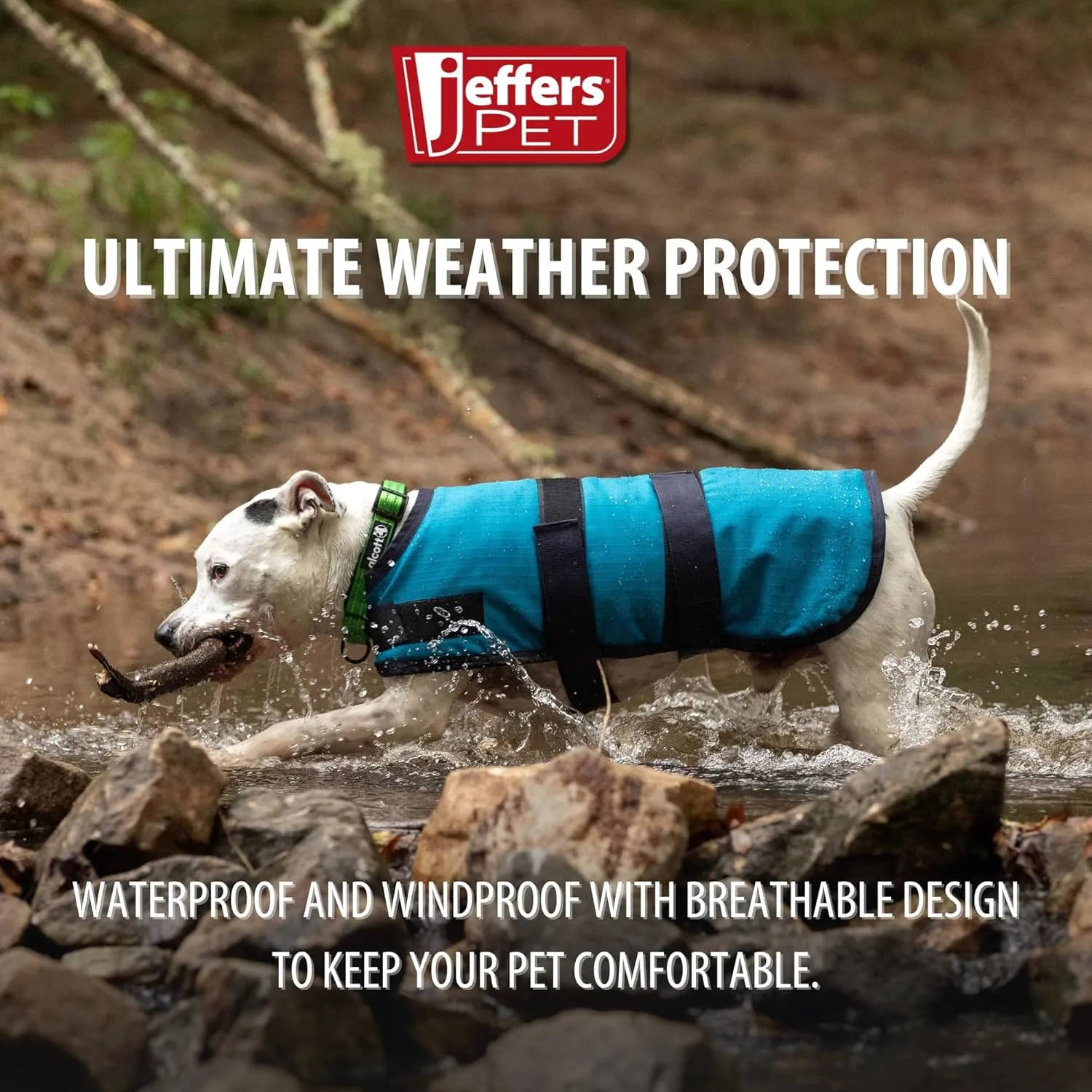 Jeffers Breathe Comfort Ripstop Dog Blanket, Apricot Tan Natural, 20" Medium - Waterproof, Windproof, Breathable, Durable - Ideal for Outdoor, Indoor, Travel - Machine Washable Insulation