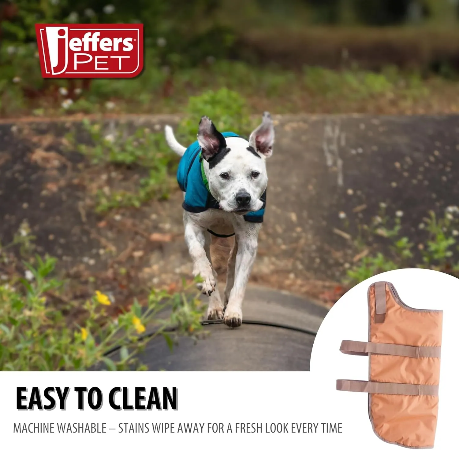Jeffers Breathe Comfort Ripstop Dog Blanket, Apricot Tan Natural, 20" Medium - Waterproof, Windproof, Breathable, Durable - Ideal for Outdoor, Indoor, Travel - Machine Washable Insulation