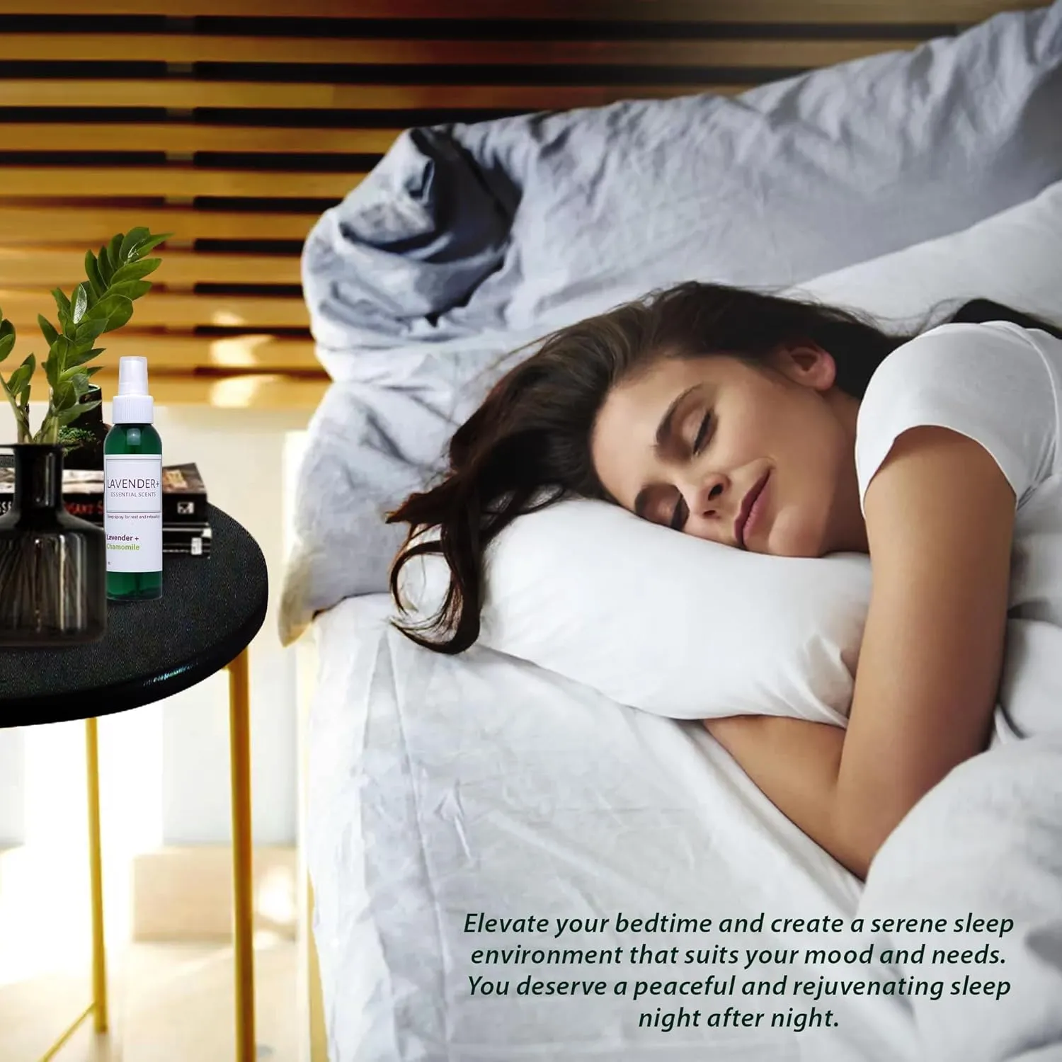 Lavender Sleep Spray for Pillows, Linens & Pajamas  Natural Calming Lavender & Chamomile Aromatherapy Mist with Amethyst & Reiki Energy. Deep Sleep   Bedtime Relaxation for Adults & Kids. 4 ounce (2)