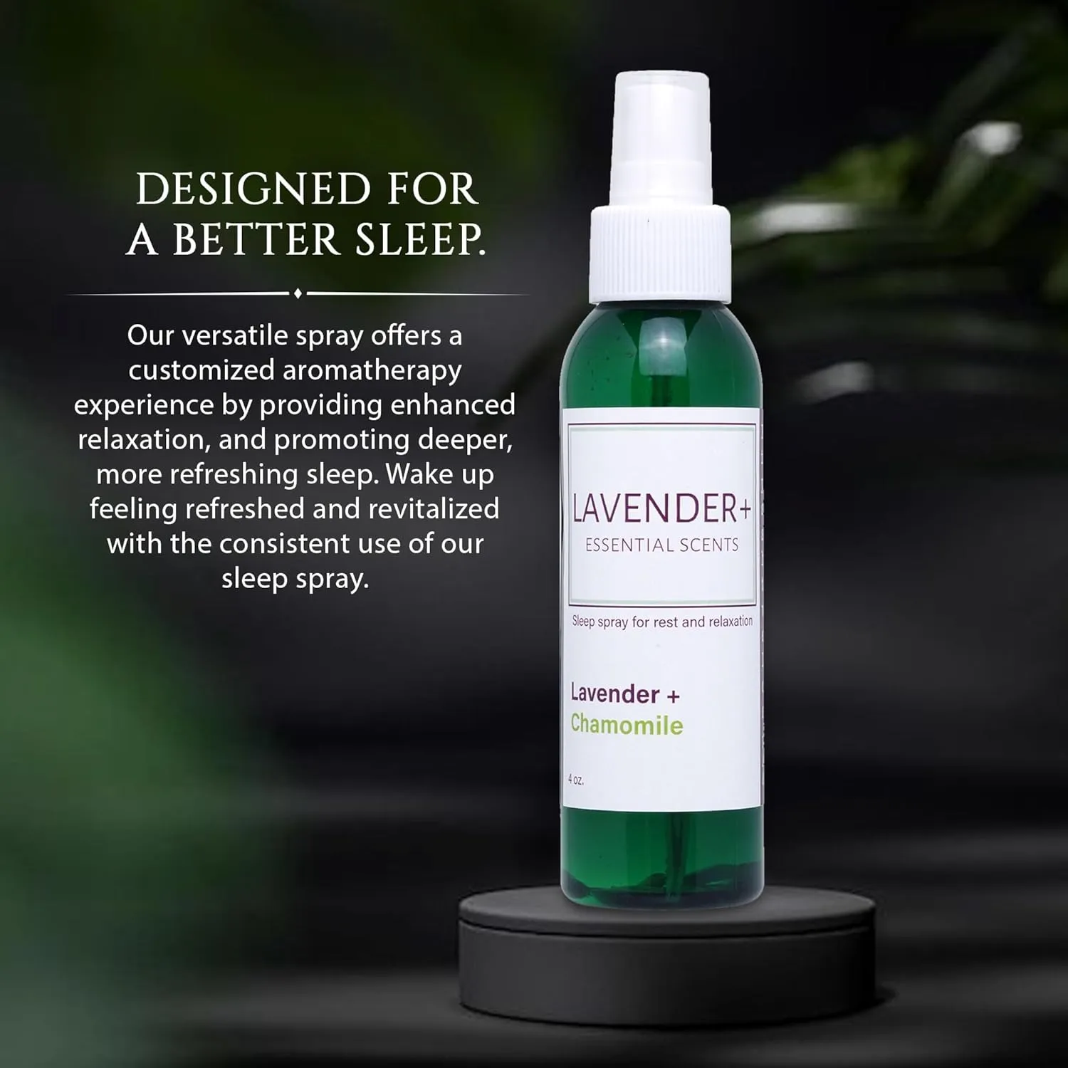 Lavender Sleep Spray for Pillows, Linens & Pajamas  Natural Calming Lavender & Chamomile Aromatherapy Mist with Amethyst & Reiki Energy. Deep Sleep   Bedtime Relaxation for Adults & Kids. 4 ounce (2)